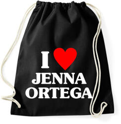 printfashion I LOVE JENNA ORTEGA - Sportzsák, Tornazsák - Fekete (17724693)