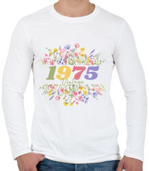 printfashion 1975 - Férfi hosszú ujjú póló - Fehér (17801675)