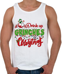printfashion Grinch - Férfi atléta - Fehér (17798473)