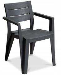 Keter Kerti szék, műanyag, szürke, 110kg teherbírás (8711245147918)