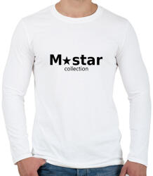 printfashion mstar logo polominta - Férfi hosszú ujjú póló - Fehér (17736169)