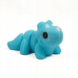 Gyerek figura 3D nyomtatás színes dinoszaurusz nagy 14cm kék flexibilis kék (dinuś duży)