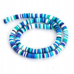 Mixform Heishi Polymer Agyag gyöngyök 6x1mm 290db/38cm (13WB28846)