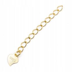 MIXFORM Ezüst 925 Hosszabbító lánc medállal aranyozott 18K, 39~41mm, 1db (13WB21213)