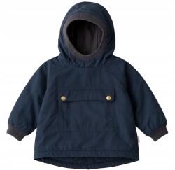 Mini A Ture Sötétkék Cipzáras Kapucnis Parka Kabát 68 K1H