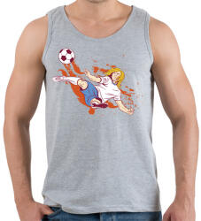 printfashion Focista - Férfi atléta - Sport szürke (17820984)