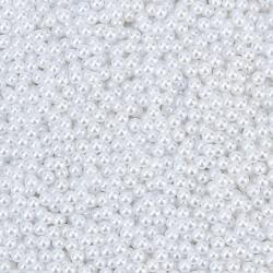 Mixform Gyöngyök Lyuk nélküli akril golyók, Fehér, 2 mm, 10000 db (13WB31546)