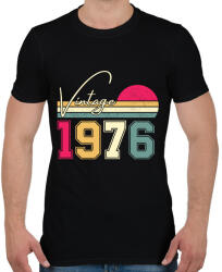 printfashion Vintage 1976 - Férfi póló - Fekete (17817386)