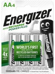 Energizer 4x Akkumulátor Töltő Akkumulátor Energizer Power Plus Aa R6 2000mAh (417425)