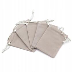  Ékszertartó tasak zsinórral, velúr, 9.2-9.5x7-7.2m, 5db (13WB29684)