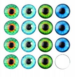 MIXFORM Kaboson szemek Üveg 16x5mm 4szín/4db 16db (13WB28040)