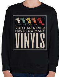 printfashion Bakelit gyűjtő - Gyerek pulóver - Fekete (17853960)