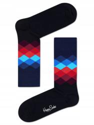 Happy Socks Zokni Happy Socks Faded Diamond méret 36-40 (7340071197128)