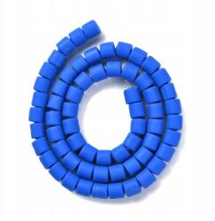 Mixform Polimer agyag gyöngyök Kézzel készített oszlop, Kék, 6.5x6mm, 58db/38cm (13WB30022)