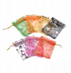  Organza ajándéktasak, mix, 9x7cm, 10db (13WB11605)