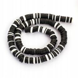 Mixform Heishi Polymer Agyag gyöngyök 8x1mm 290db/38cm (13WB28877)