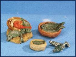 Fontanini Horgász kiegészítők karácsonyi betlehemben, 12cm-es figurákhoz Fontanini (AC1200)