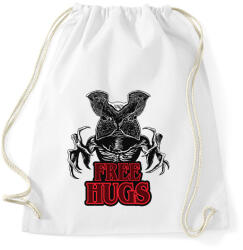 printfashion Stranger Things - Demogorgon Free Hugs - Sportzsák, Tornazsák - Fehér (17837900)
