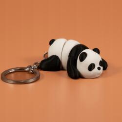  Kulcstartó gyerekeknek állatok 3D nyomtatás színes Panda Fekvő flexibilis briliáns (panda)