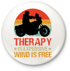 printfashion motoros póló - Kitűző, hűtőmágnes - Fehér (17792153)