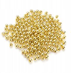 Mixform Gyöngyök Abs műanyag, öko galvanizálás, arany bevonat, 5.5~6mm, 25g~200db (13WB28622)