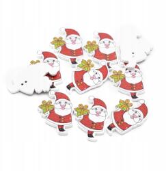 MIXFORM Fa gombok Mikulás 33x23x2.5mm 10db (14WB9609)