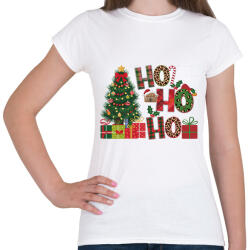 printfashion HOHOHO Karácsony - Női póló - Fehér (17790880)