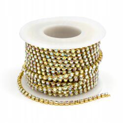 MIXFORM Dekorációs szalag cirkóniákkal Bevonat nélküli/Kristály Ab 2.6mm 9m (13WB20930)