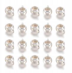 MIXFORM Ékszernyakkendő, Tibeti stílus, Ötvözet, Serpenyő, Ezüst, 8x5mm, 20db