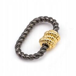 MIXFORM Rögzítő sárgaréz arany 18K 15x10x1.4mm 1db (13WB25360)