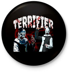 printfashion terrifier - Kitűző, hűtőmágnes - Fekete (17770872)