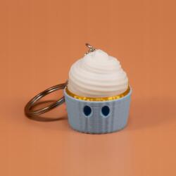  Kulcstartó gyerekeknek 3D nyomtatás színes süti briliáns lábakkal (Ciastko)