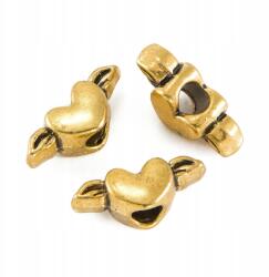 Mixform Moduláris gyöngyök Charms Fém, Antik Arany 8х20х8mm, 5db (5WB6813)