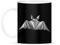 printfashion Origami denevér - Bögre - Fekete (17778183)