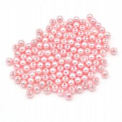 Mixform Akril gyöngy, kerek, rózsaszín, 6mm, 25g~210db (13WB24817)