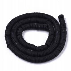 Mixform Polimer agyag gyöngyök, Heishi, Handmade, 6x0.5-1mm, 285db/36cm/szál (13WB30709)