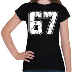 printfashion Six Seven - Női póló - Fekete (17786381)