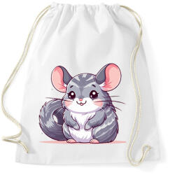 printfashion Csincsilla - Sportzsák, Tornazsák - Fehér (17814353)