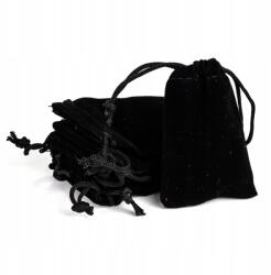 Ajándéktasak Velúr, Fekete, 7x5cm, 5db (13WB31977)