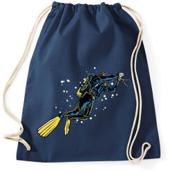 printfashion Kutakodó búvár - Sportzsák, Tornazsák - Sötétkék (17834177)
