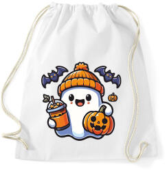 printfashion Cuki halloween szellem - Sportzsák, Tornazsák - Fehér (17757763)