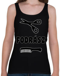 printfashion Fodrász - Női atléta - Fekete (17765993)