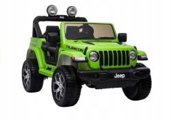LeanToys Akkumulátoros autó Jeep Rubicon 4x4 Zöld (5908275996736)
