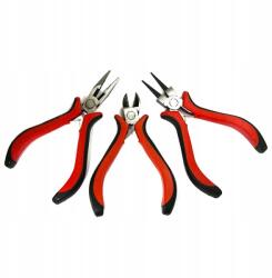 MIXFORM Szerszámkészlet, Szénacél, Fogó, Piros, 185x170mm, 3db/szett (13WB11414)