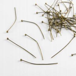 MIXFORM Golyóstű sárgaréz 30x0.5mm Bronz 100db