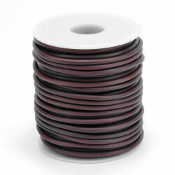 MIXFORM Gumizsinór, Szintetikus, Üres, Barna, 3mm, Lyuk 15mm, 25m/orsó (13WB27132)