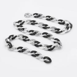 MIXFORM Kézzel készített akril lánc 29x21x6mm 1m (13WB23671)