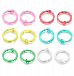 MIXFORM Zárkerék szett, vas, kulcstartókhoz és kulcsokhoz, mix, 30x2mm, 12db/szett (13WB31039)