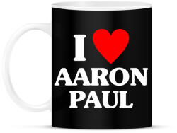 printfashion I LOVE AARON PAUL - Bögre - Fekete (17727064)