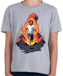 printfashion Futó - Gyerek póló - Sport szürke (17819286)
